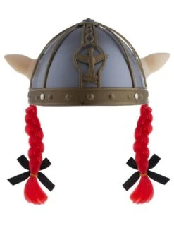 Obelix Helm Met Vlechtjes