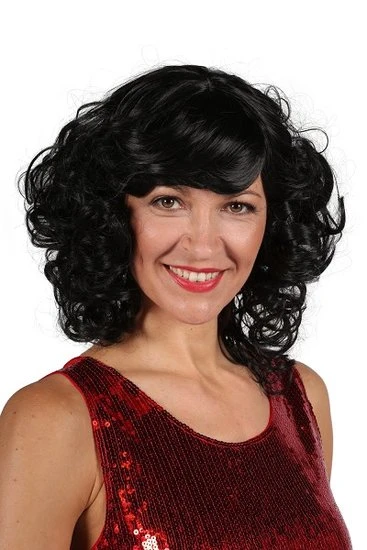 Pruik Sara Zwart Deluxe 1 Pruik Sara Zwart Deluxe