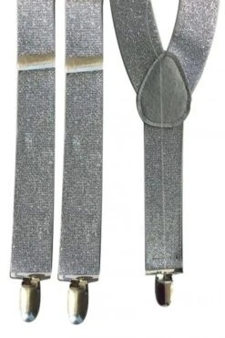 Boland Bretels Basic Zilver -Party Supplies Verkoop 1163127932