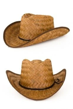 Cowboyhoed Stro Volwassen Naturel