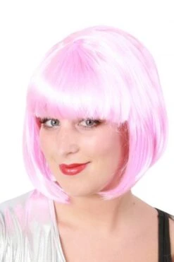 Bobline Pruik Lichtroze Sensation Kort Model