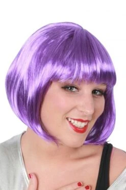 Bobline Pruik Paars Sensation Kort Model