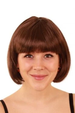 Bobline Pruik Bruin Sensation Kort Model