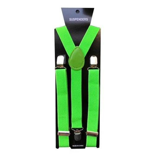 Bretels Groen Smal 1 Bretels Groen Smal