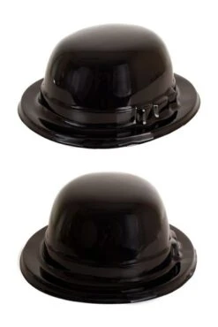 Bolhoed Zwart, Plastic