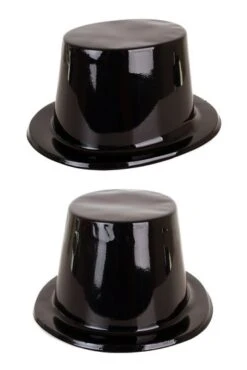 Hoge Hoed, Zwart Plastic