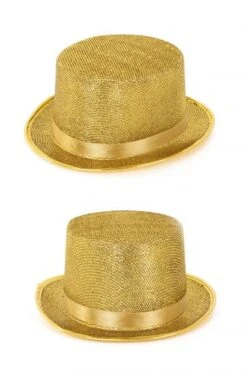 Hoge Hoed Lurex Goud -Party Supplies Verkoop 1204889862