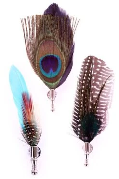 Speldje Met Veer Assorti