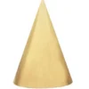 Feesthoedjes Festive Gold Glitter 6 Stuks