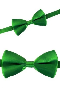 Vlinderstrikje Satijn Groen