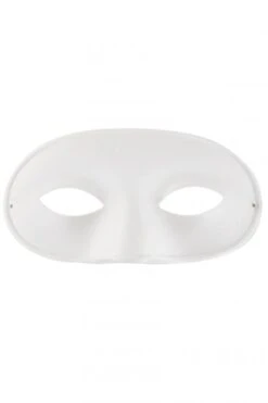 Boland Oogmasker Domino Wit -Party Supplies Verkoop 1451833131