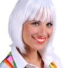 Pruik Bobline Lola Wit