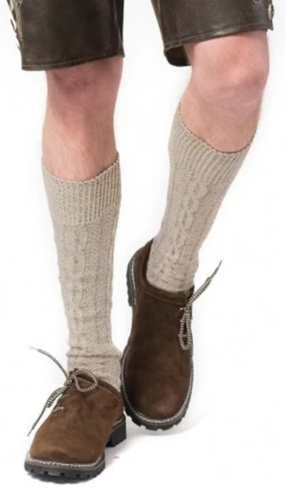 Tiroler Kousen Luxe Multibeige 1 Tiroler Kousen Luxe Multibeige