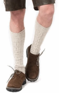 Tiroler Kousen Luxe Gebroken Wit