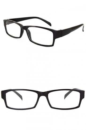 Bril 'Ushi', Zwart Met Glas 1 Bril 'Ushi', Zwart Met Glas