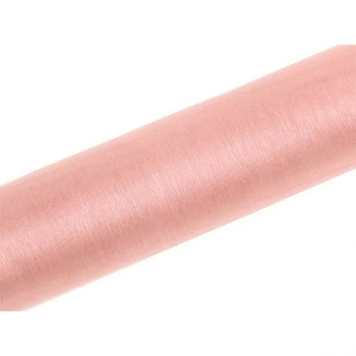 Organza Blush 9 Meter 16 Cm 2 Organza Blush 9 Meter 16 Cm - Afbeelding 2