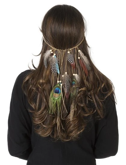 Hoofdband Met Veren Luxe Indiaan 1 Hoofdband Met Veren Luxe Indiaan