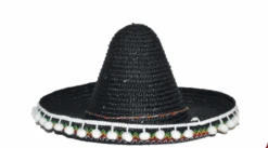 Sombrero, Mexico Zwart