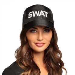 SWAT Pet Zwart Verstelbaar