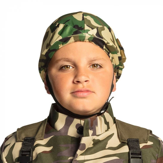 Boland Kinderhelm Militair Met Kogels 2 Boland Kinderhelm Militair Met Kogels - Afbeelding 2