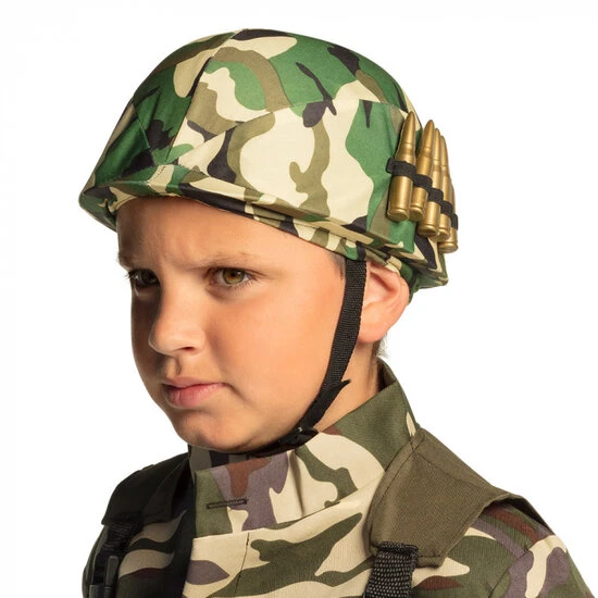 Boland Kinderhelm Militair Met Kogels 5 Boland Kinderhelm Militair Met Kogels - Afbeelding 5