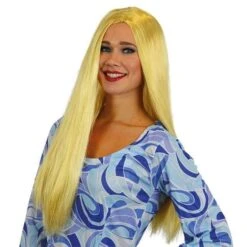 Pruik Mariska Lang Blond