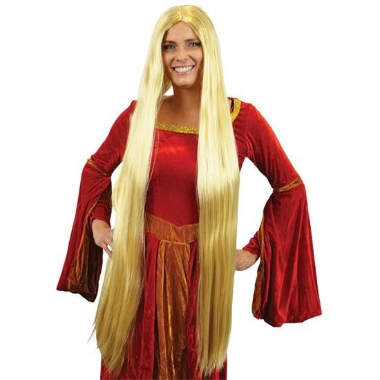 Pruik Lady Godiva Extra Lang Blond 1 Pruik Lady Godiva Extra Lang Blond