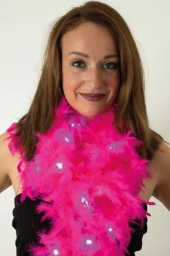 Boa Roze Met LED Verlichting