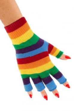 Vingerloze Handschoenen Regenboog