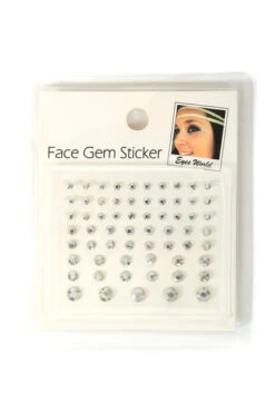 Face En Body Opplak Steentjes Zilver