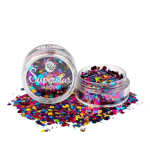 Superstar Potje Glitter Chunky Carnival (8ml) 1 Superstar Potje Glitter Chunky Carnival (8ml)
