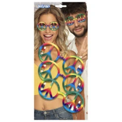 Boland Set Partybrillen Hippie 3 Stuks