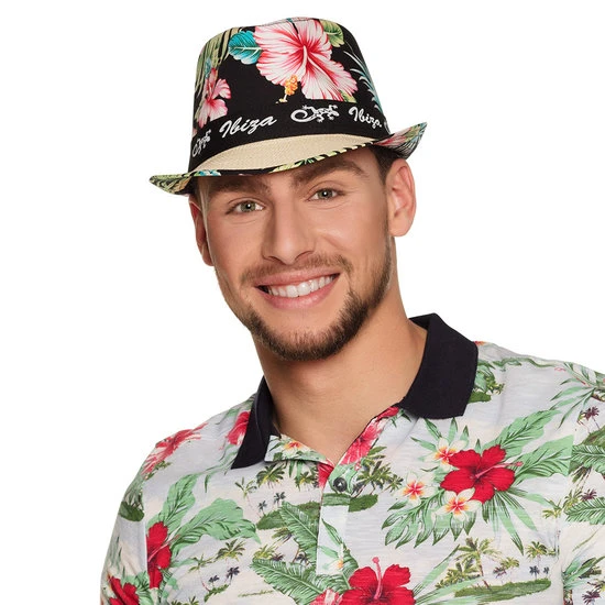 Boland Hawaii Hoed Ibiza 2 Boland Hawaii Hoed Ibiza - Afbeelding 2