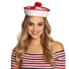Boland Navy Cap Marine Populair Rood-wit