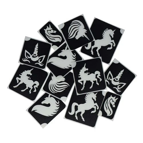 Superstar Glitter Tattoo Sjablonen Eenhoorn 1 Superstar Glitter Tattoo Sjablonen Eenhoorn