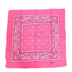 Zakdoek Roze Met Motief