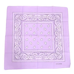 Zakdoek Lila Met Motief