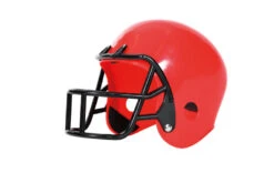 American Football Helm Rood