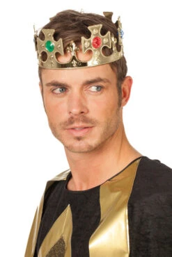 Koningskroon Goud Verstelbaar -Party Supplies Verkoop 1938301326