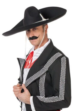 Spaanse Hoed Mariachi Zwart