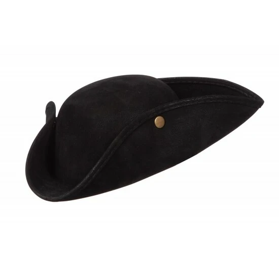 Piratenhoed Zwart 3 Piratenhoed Zwart - Afbeelding 3