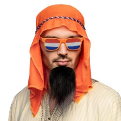 Sjeik Set Holland 4 Delig Met Sik, Hoofddoek, Koord En Bril