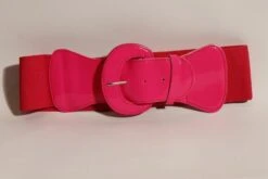 Stretchriem Neon Roze