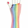 Net Handschoenen Lang Regenboog