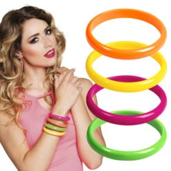 Boland Armbanden Rave Set 4 Stuks