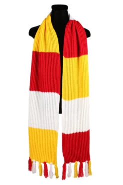 Sjaal Deluxe Rood-wit-geel Oeteldonk