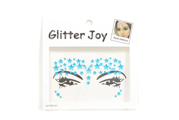 Face En Body Jewels Blauw Sterren (gezicht Steentjes) Nr 7 1 Face En Body Jewels Blauw Sterren (gezicht Steentjes) Nr 7