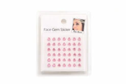 Face En Body Opplak Steentjes Hartjes Roze