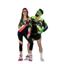 Trainingspak Retro Aerobic Fitness Outfit Dames -Party Supplies Verkoop 1963065948