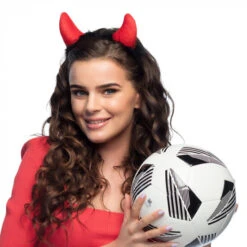 Boland Duivelsoortjes Stof Met Zwarte Veertjes -Party Supplies Verkoop 1971375420